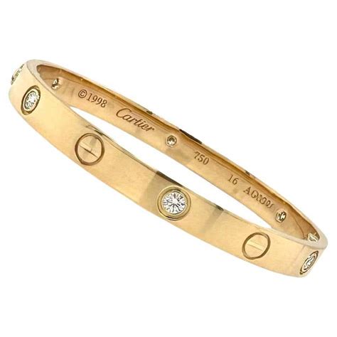 cartier love bracelet 750 16 ip 6688 price|cartier love bracelet authentication.